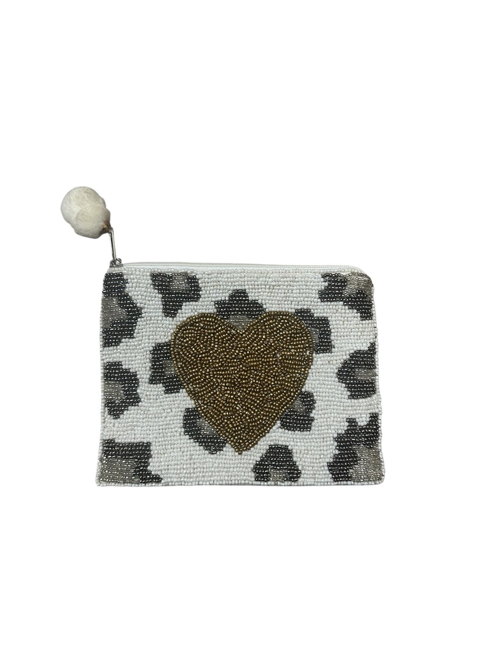 New Francesca’s Glass Beaded Pouch Bag